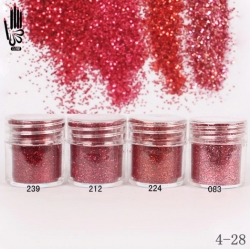Брокат Хексагон за Декорация на Нокти Маникюр 10ml ,4-28 -- 083,212,224,239