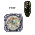 Брокат Irregular Transparent Gradient Chameleon Ultra thin Glitter CT1512HT