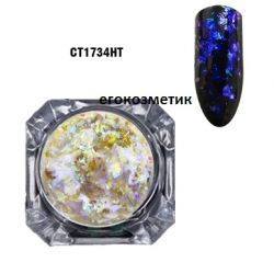 Брокат Irregular Transparent Gradient Chameleon Ultra thin Glitter CT1734HT Брокат Irregular Transparent Gradient Chameleon Ultra thin Glitter CT1734HT