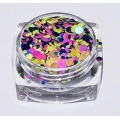 Микс Кръгчета Брокат 1,2,3mm 1gr за Декорация на Нокти P38