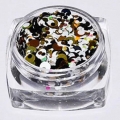 Микс Кръгчета Брокат 1,2,3mm 1gr за Декорация на Нокти P44