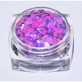 Микс Кръгчета Брокат 1,2,3mm 1gr за Декорация на Нокти P45