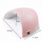 Лампа за Маникюр 36W UV 12 LED Розова