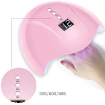 Лампа Печка за Маникюр Mini5b 36w 12 led Розова