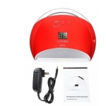 Лампа за Маникюр SUN6 48W uv led Червена