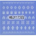 Стикер за Нокти Бял Лепящ HBJY173
