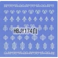 Стикер за Нокти Бял Лепящ HBJY174