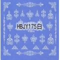 Стикер за Нокти Бял Лепящ HBJY175