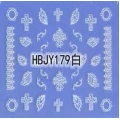 Стикер за Нокти Бял Лепящ HBJY179