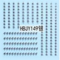 Стикер за Нокти Сребърен HBJY149