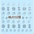 Стикер за Нокти Сребърен HBJY152