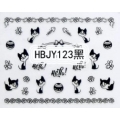 Стикер за Нокти Черен HBJY123