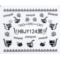 Стикер за Нокти Черен HBJY124