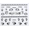 Стикер за Нокти Сребърен HBJY126
