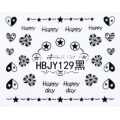 Стикер за Нокти Черен HBJY129