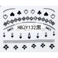 Стикер за Нокти Черен HBJY132
