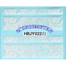 Стикер за Нокти Дантела Бяла HBJY022